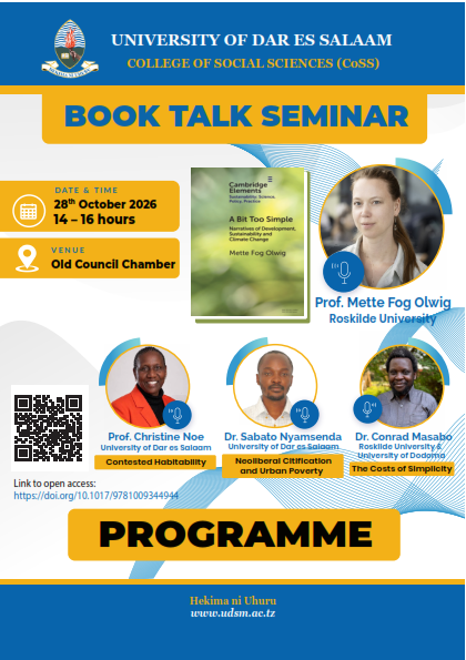 Program book talk seminar 28 October 2026