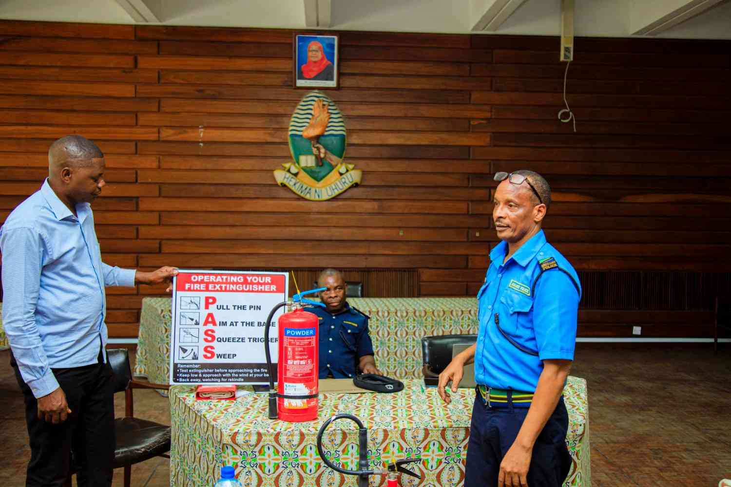 UDSM Trains Staff to Act Fast and Safely in Fire Emergencies