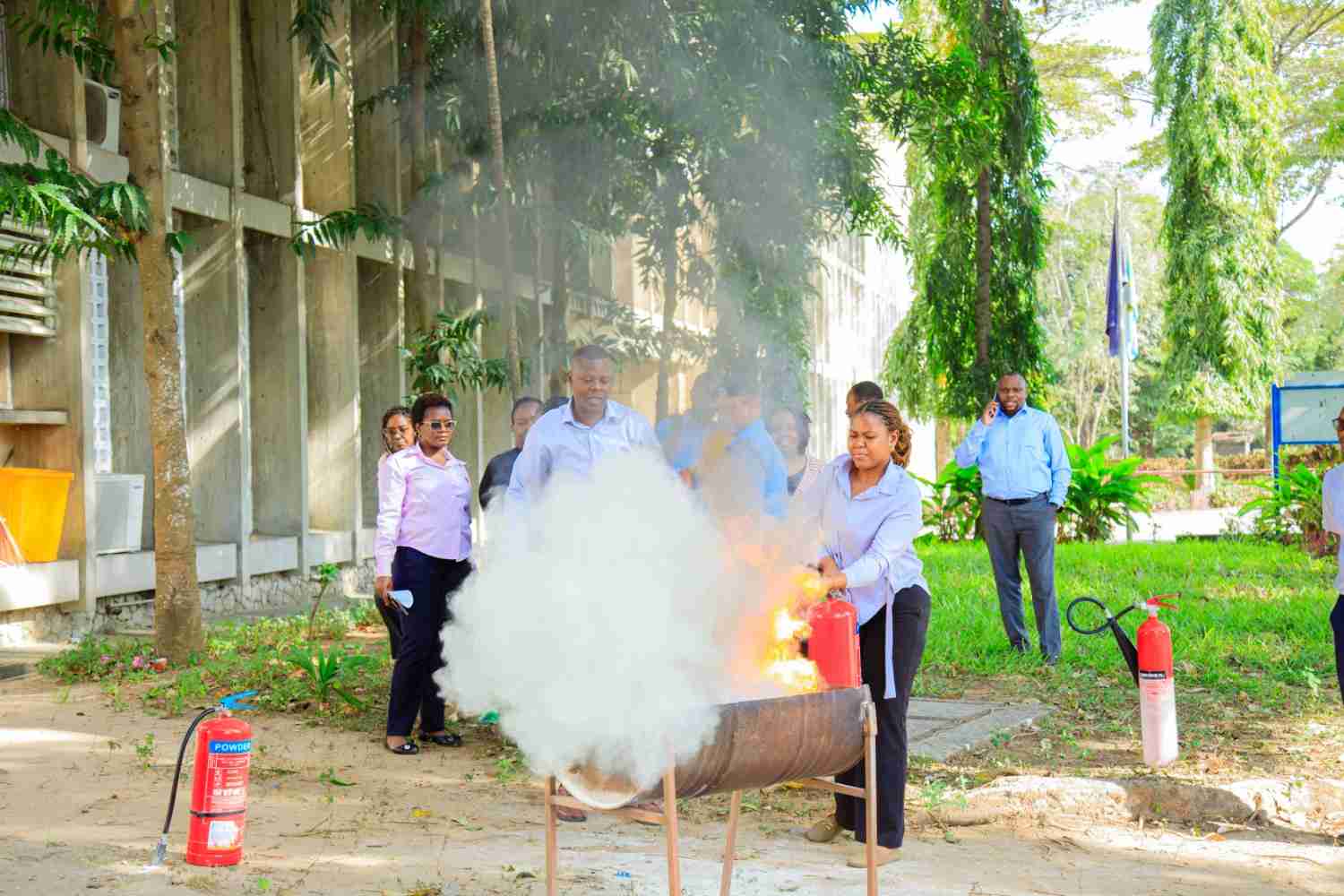 UDSM Trains Staff to Act Fast and Safely in Fire Emergencies