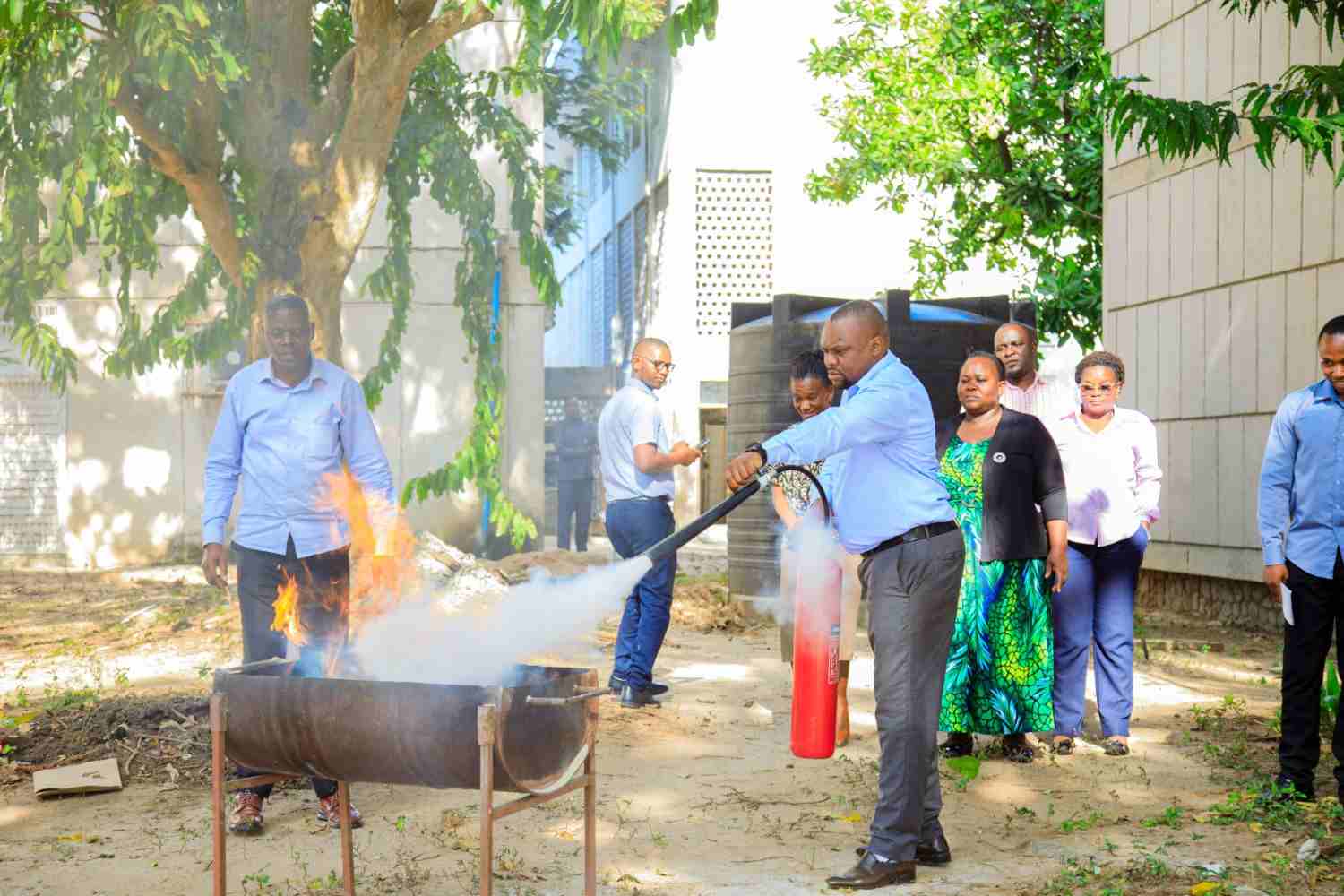 UDSM Trains Staff to Act Fast and Safely in Fire Emergencies